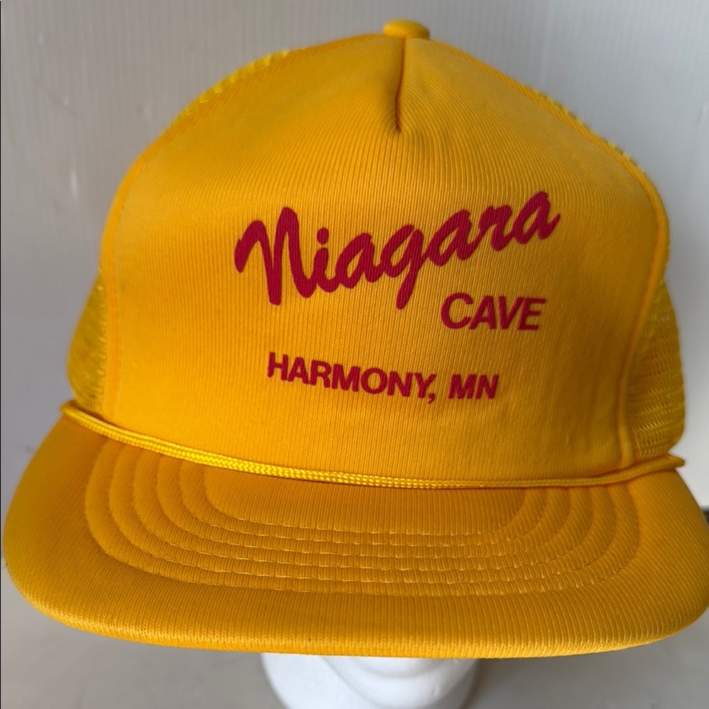 Niagara Cave Adjustable Snap Back Trucker Hat - Harmony Minnesota